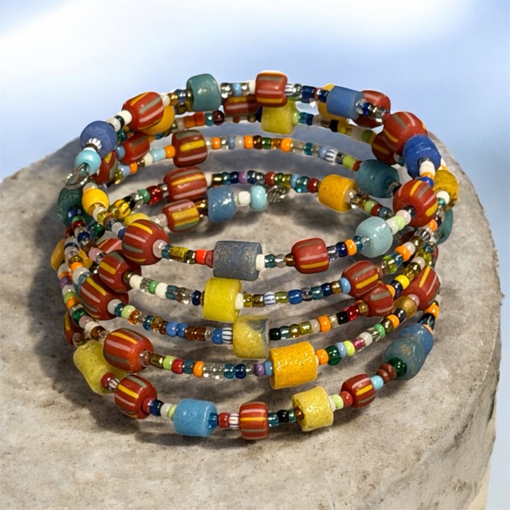 Handcrafted Colorful Beaded Bracelet